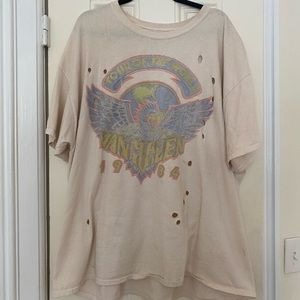 urban outfitters oversized band t, size xl